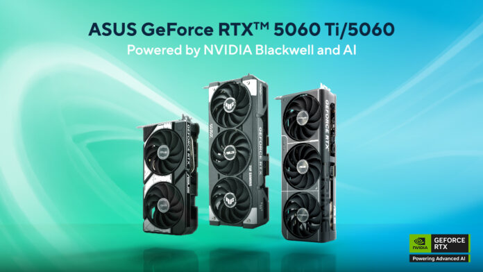 Placas gráficas NVIDIA GeForce RTX 5060 e 5060 Ti